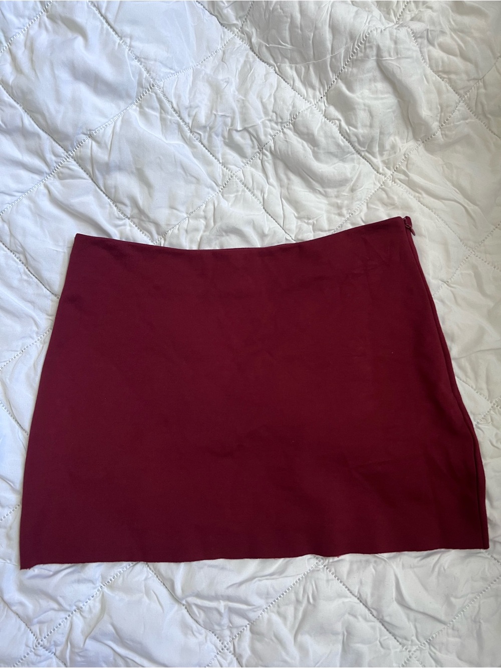 Princess Polly Wine Red Mini Skirt